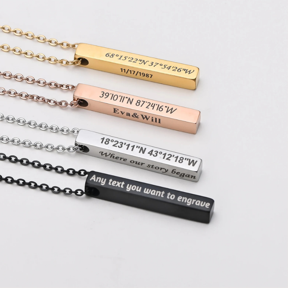 Bar Necklace For Men - Image 3